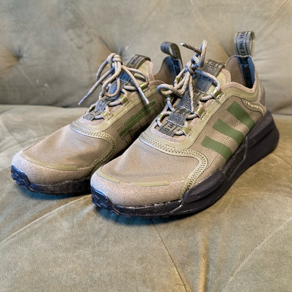 BEING DELETED Adidas NMD V3 Olive Green Size 5.5 youth/7 Women's